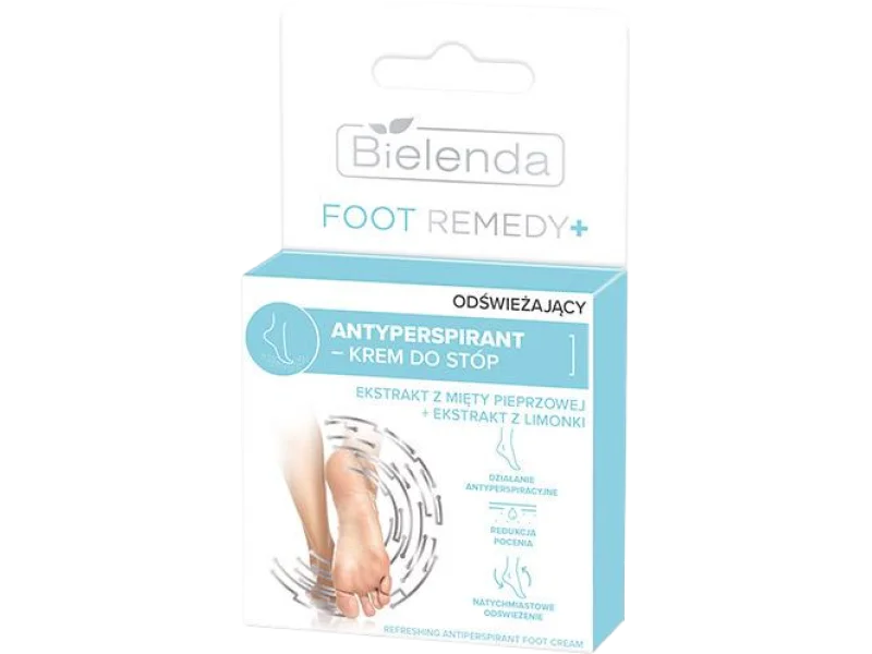 BIELENDA FOOT REMEDY odświeżający antyperspirant-krem do stóp