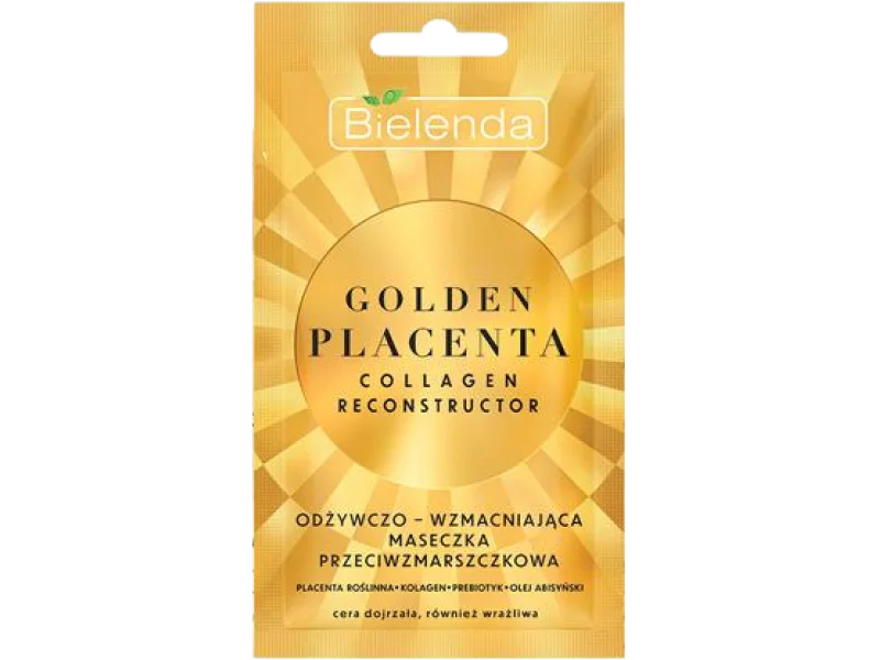 Bielenda Golden Placenta Collagen Reconstructor odżywczo-wzmacniająca maseczka przeciwzmarszczkowa, maska