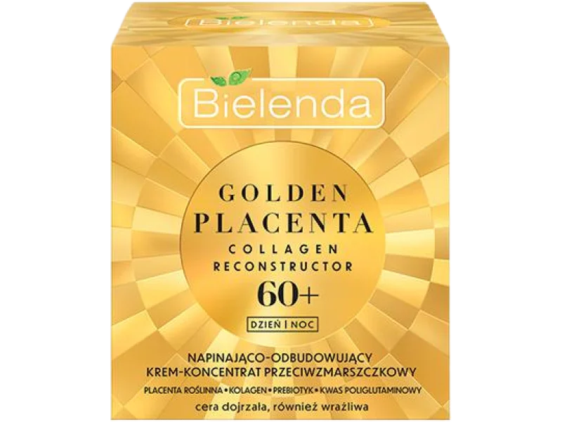 Bielenda Golden Placenta napinająco-odbudowujący krem przeciwzmarszczkowy 60+