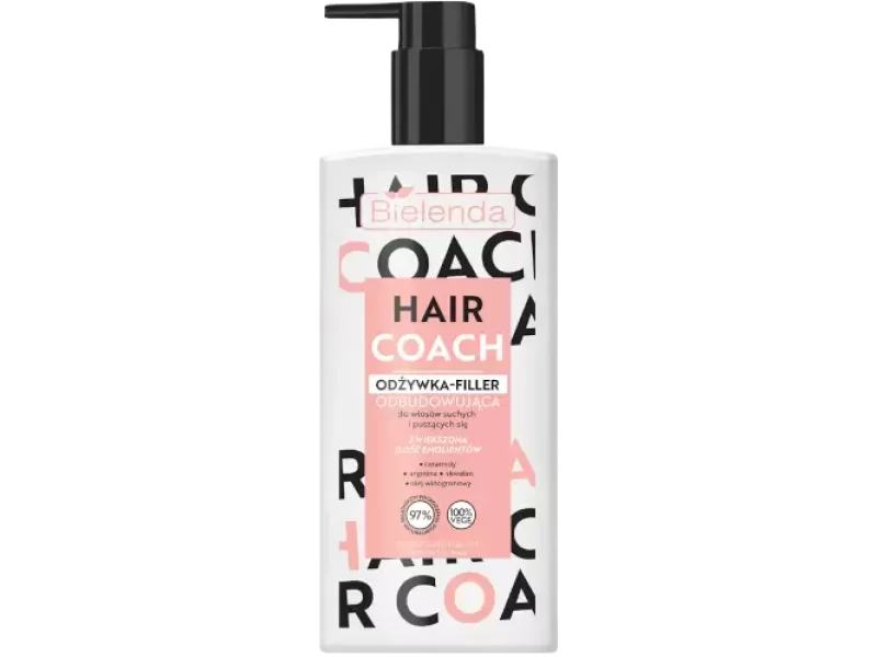 Bielenda Hair Coach odżywka-filler odbudowująca do włosów suchych i puszących
