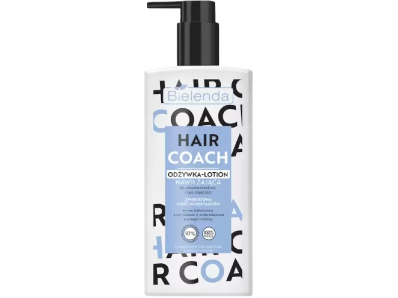 Bielenda Hair Coach odżywka-lotion nawilżająca do włosów cienkich i bez objętości