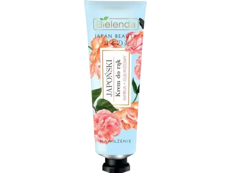Bielenda Japan Beauty japoński krem do rąk kamelia + olej ryżowy