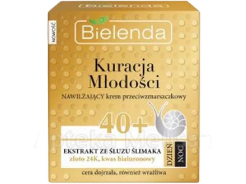 BIELENDA KURACJA MŁODOŚCI nawilżający przeciwzmarszczkowy 40+, krem