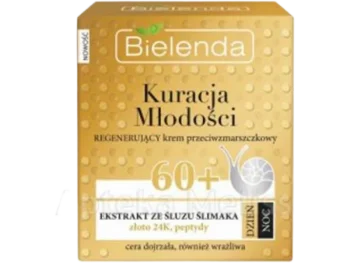 Zdjęcie produktu BIELENDA KURACJA MŁODOŚCI regenerujący przeciwzmarszczkowy 60+, krem