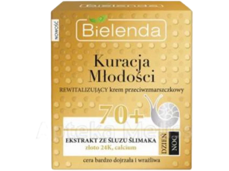 BIELENDA KURACJA MŁODOŚCI Rewitalizujący przeciwzmarszczkowy 70+, krem