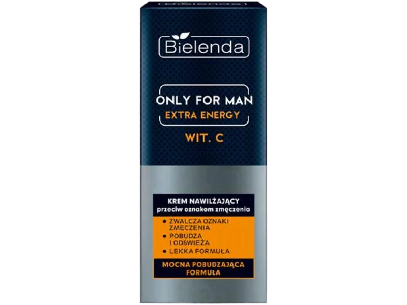 Bielenda Only For Man Extra Energy krem nawilżający przeciw oznakom zmęczenia