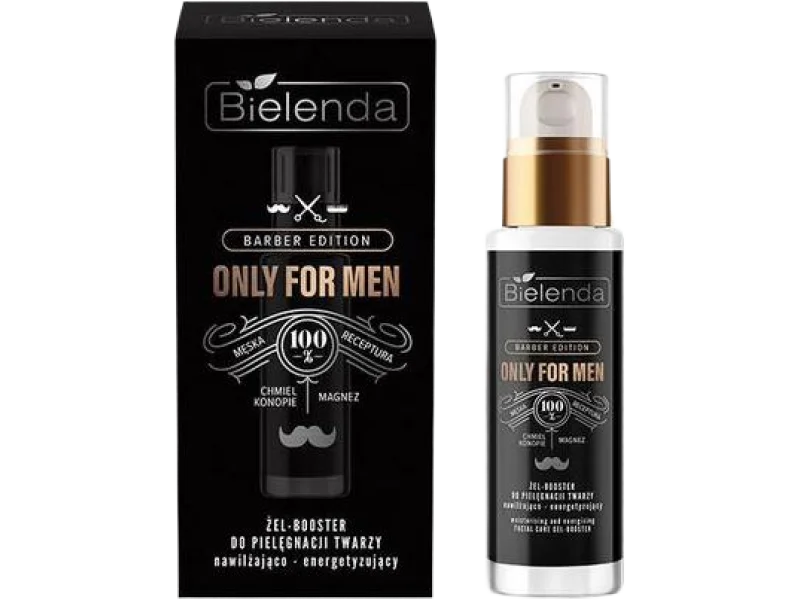 Bielenda Only For Men Barber Edition booster nawilżająco-energetyzujący, żel