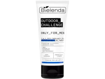 Zdjęcie produktu Bielenda Only For Men Outdoor Challenge 2w1, peelingujący żel oczyszczający do twarzy