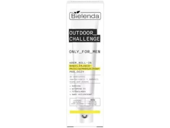 Zdjęcie produktu Bielenda Only For Men Outdoor Challenge, krem nawilżająco-przeciwzmarszczkowy pod oczy, roll-on