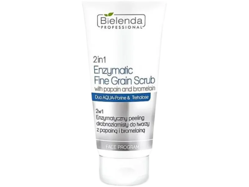 Bielenda Professional enzymatyczny peeling drobnoziarnisty do twarzy z papainą i bromelainą 2w1
