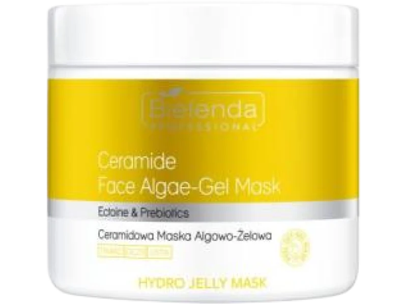 Bielenda Professional Hydro Jelly Mask, ceramidowa z ektoiną i prebiotykami, maska