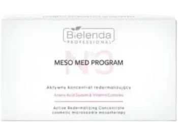 Bielenda Professional Meso Med Program zestaw aktywnych koncentratów redermalizujących z aminokwasami i kompleksem witaminowym, ampułki