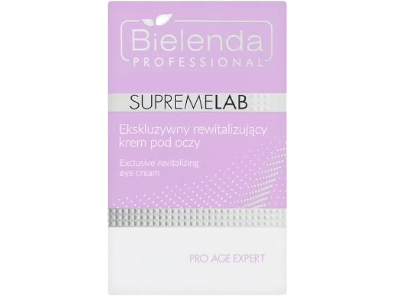 Bielenda Professional Supremelab ekskluzywny rewitalizujący krem pod oczy
