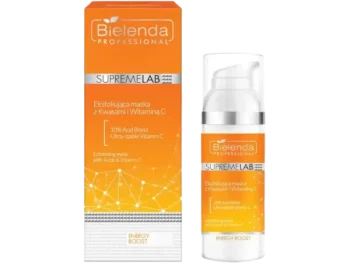 Zdjęcie produktu Bielenda Professional SupremeLab Energy Boost eksfoliująca maska z kwasami i witaminą C
