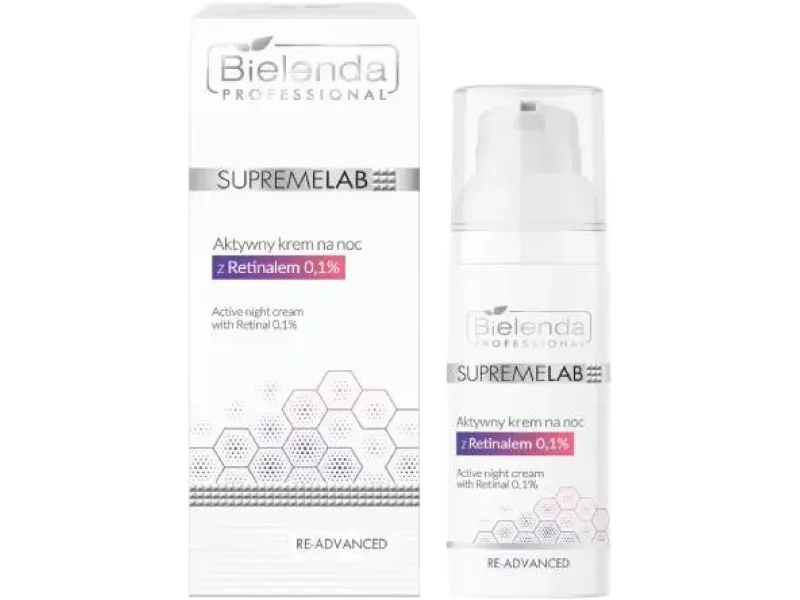 Bielenda Professional SupremeLab Re-Advanced aktywny krem na noc z retinalem