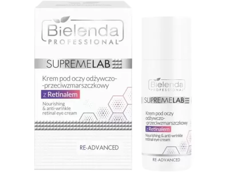 Bielenda Professional SupremeLab Re-Advanced krem pod oczy odżywczo-przeciwzmarszczkowy z retinalem