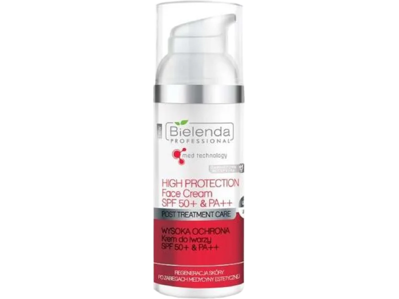 Bielenda Professional Wysoka ochrona krem do twarzy SPF 50+ & PA++