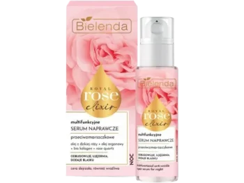Zdjęcie produktu BIELENDA ROYAL ROSE ELIXIR multifunkcyjne przeciwzmarszczkowe serum naprawcze na noc