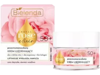 Zdjęcie produktu BIELENDA ROYAL ROSE ELIXIR przeciwzmarszczkowy krem ujędrniający 50+ dzień noc
