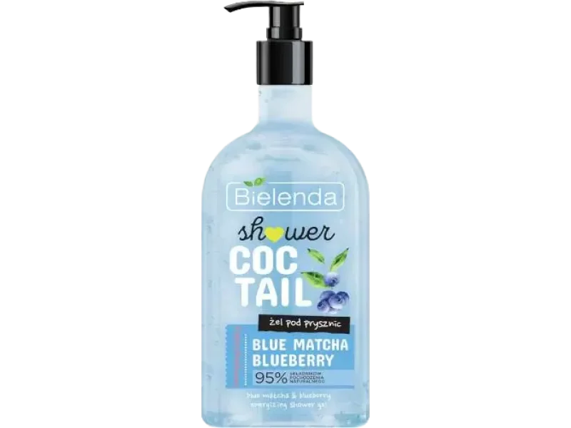 Bielenda Shower Coctail energetyzujący żel pod prysznic blue matcha + blueberry