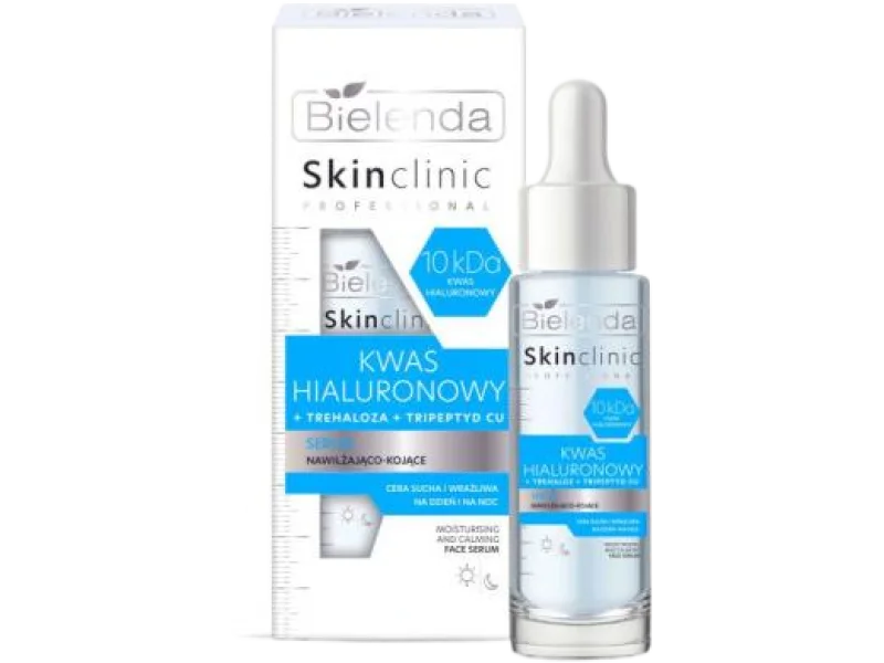 Bielenda Skin Clinic Professional kwas hialuronowy, serum nawilżająco-kojące