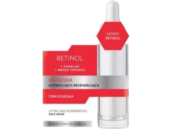 Zdjęcie produktu Bielenda Skin Clinic Professional, maseczka liftingująco-regenerująca retinol + skwalan + masło cupuacu, maska