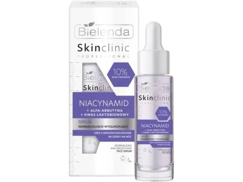 Bielenda Skin Clinic Professional niacynamid, normalizująco-wygładzające, serum
