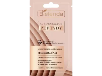 Zdjęcie produktu Bielenda Ujędrniające peptydy, maseczka przeciwzmarszczkowa, ujędrniająco-odżywcza, maska