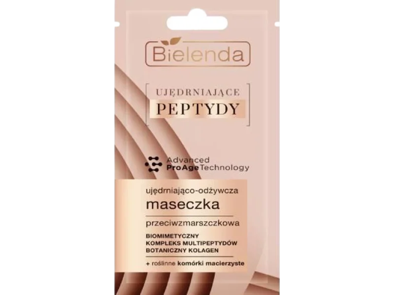 Bielenda Ujędrniające peptydy, maseczka przeciwzmarszczkowa, ujędrniająco-odżywcza, maska