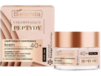 Zdjęcie produktu Bielenda ujędrniające peptydy, ujędrniająco-nawilżający przeciwzmarszczkowy 40+, krem