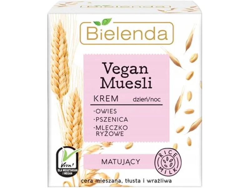 Bielenda Vegan Muesli krem matujący
