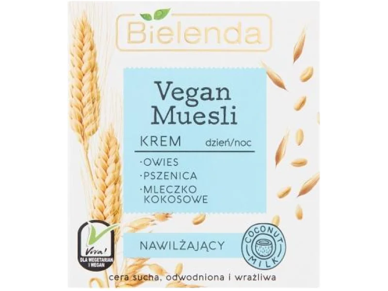 Bielenda Vegan Muesli krem nawilżający dzień / noc