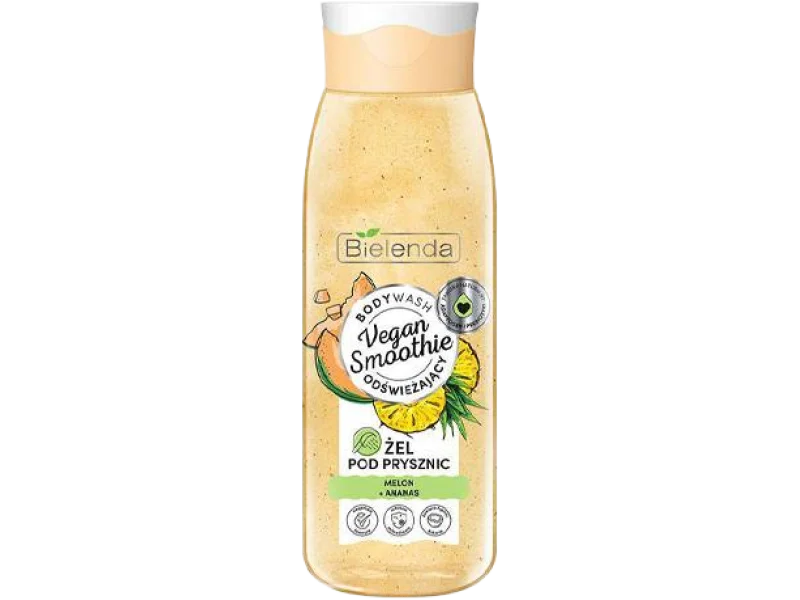 Bielenda Vegan Smoothie żel pod prysznic, smak melon+ananas