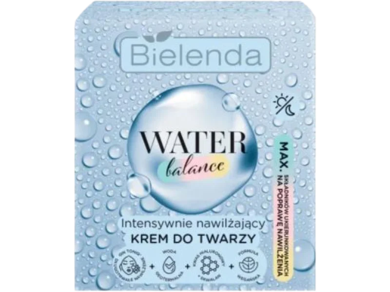Bielenda Water Balance, intensywnie nawilżający krem do twarzy