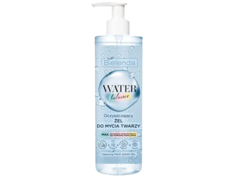Bielenda Water Balance, oczyszczający żel do mycia twarzy