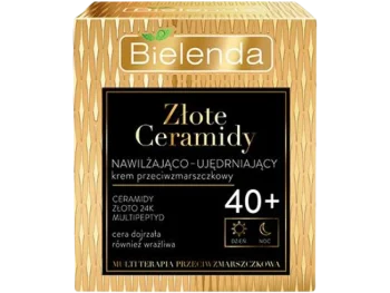 Zdjęcie produktu Bielenda złote ceramidy przeciwzmarszczkowy nawilżająco-ujędrniający 40+, krem