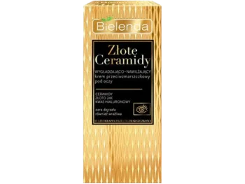 Zdjęcie produktu Bielenda Złote ceramidy wygładzająco-nawilżający przeciwzmarszczkowy pod oczy, krem