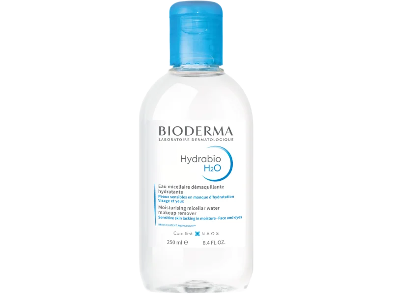 BIODERMA Hydrabio H2O, nawilżający płyn micelarny do oczyszczania twarzy i zmywania makijażu