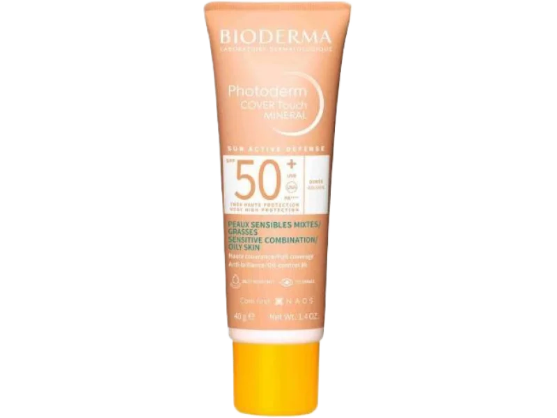 Bioderma Photoderm Cover Touch Mineral kryjący mineralny odcień bardzo jasny SPF 50+, podkład