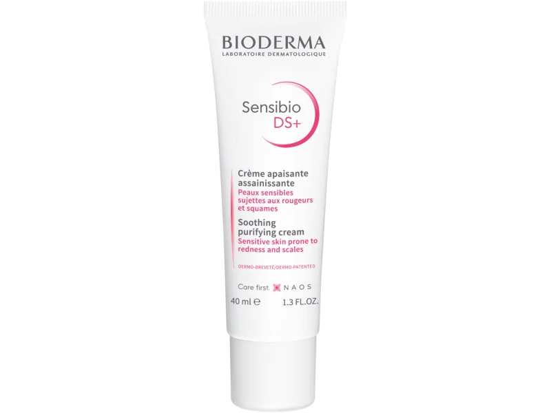 BIODERMA SENSIBIO DS+ łagodzący, zapobiegający nawrotom zaczerwienienia i łojotoku, krem