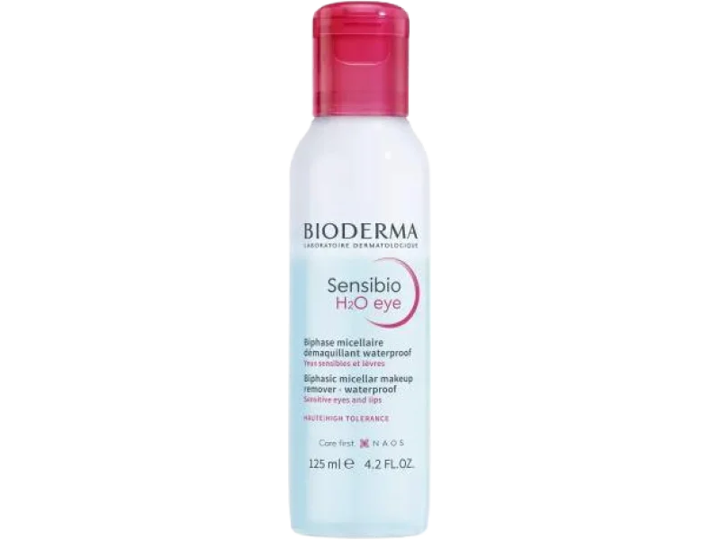Bioderma Sensibio H2O Eye woda micelarna do demakijażu oczu i ust dwufazowa, płyn
