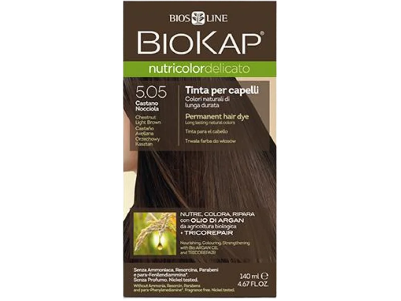 BioKap Nutricolor Delicato, 5.05 orzechowy kasztan, farba
