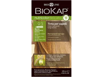 BioKap Nutricolor Delicato Rapid, 9.3 bardzo jasny złoty blond, farba