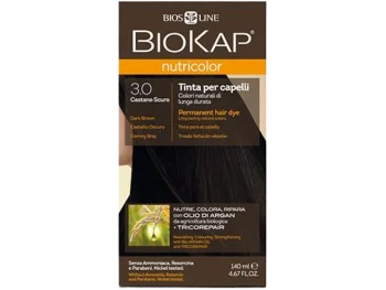 BioKap Nutricolor farba do włosów, 3.0 ciemny brąz
