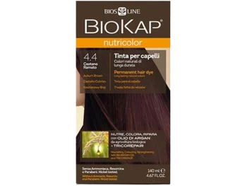 BioKap Nutricolor farba do włosów, 4.4 kasztanowy brąz