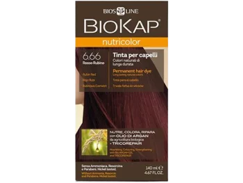 BioKap Nutricolor farba do włosów, 6.66 rubinowa czerwień