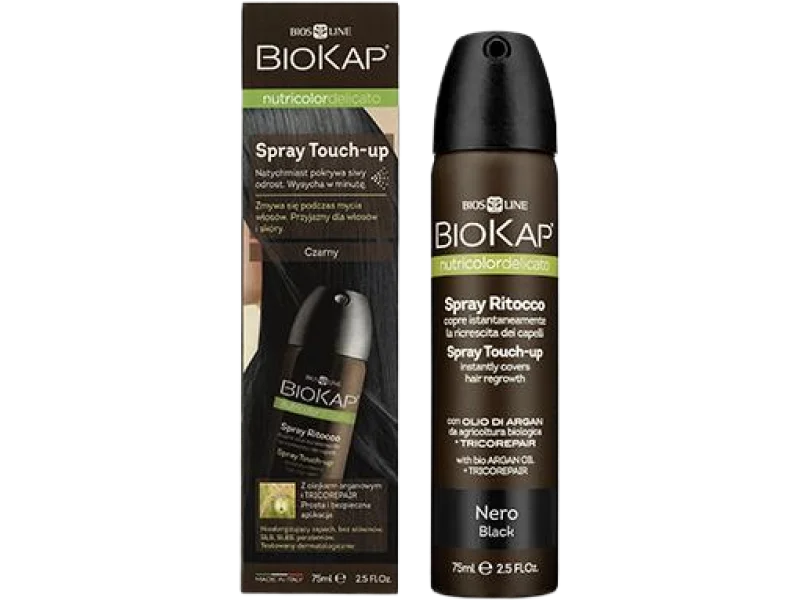 BioKap Nutricolordelicato spray na odrosty czarny