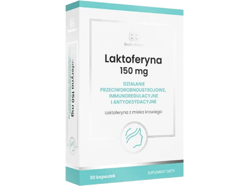 Biotic Biome Laktoferyna, kapsułki, 150 mg