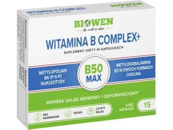 Zdjęcie produktu Biowen, witamina B-Complex+, kapsułki