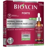 Bioxcin Forte, serum ziołowe przeciw intensywnemu wypadaniu włosów